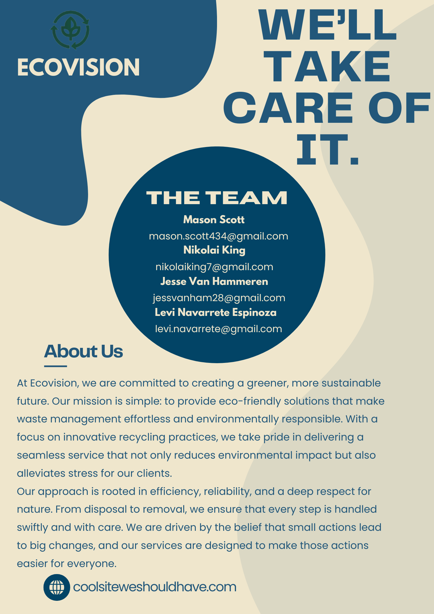 Ecovision process infographic